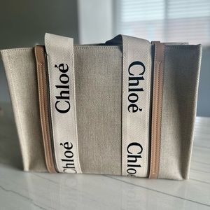 Chloe Woody Medium Tote Bag